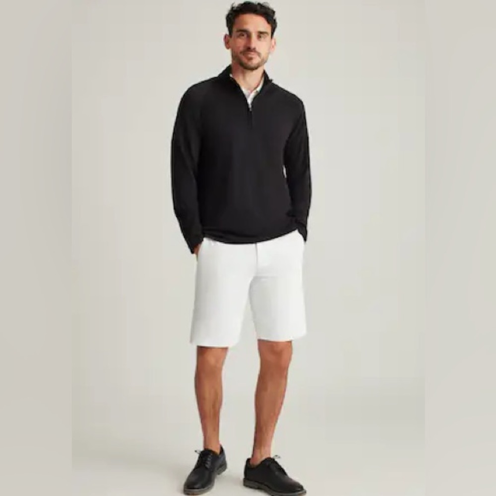 Bonobos The Playthrough Performance Golf Half Zip - black, large.